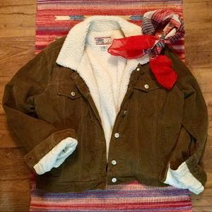 🌈🍄Sherpa and Corduroy Vintage Style Jacket🍄🌈